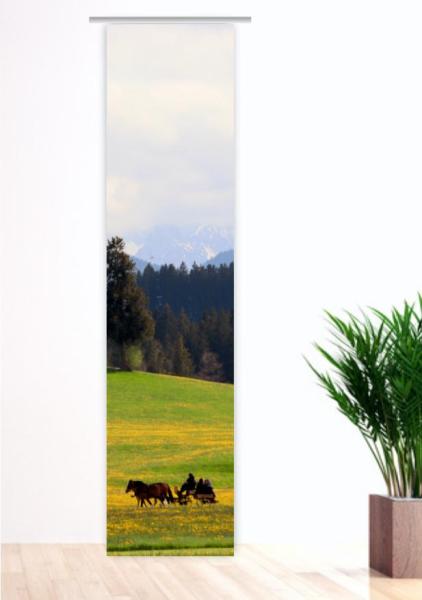 Auf dem Weg, Flächenvorhang Einzel